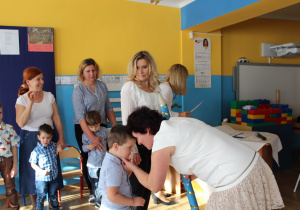 Pasowanie Krzysia