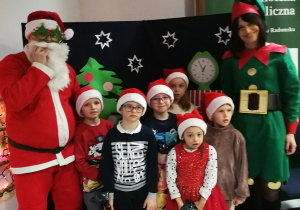 Pamiątkowe zdjęcie z Mikołajem
