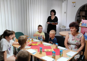Powitanie gości przez p.Ewę