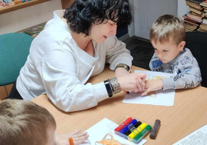 Boguś i Yarek rysują liska