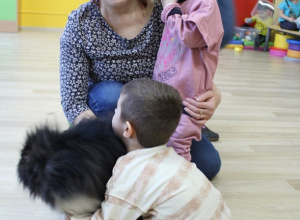 Grudniowe zajęcia z dogoterapii