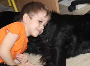 Marcowe zajęcia z dogoterapii