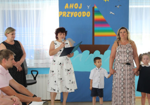 Powitanie Pani dyrektor Marii Klauza