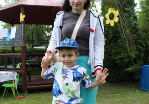 Taniec Bogusia z mamą