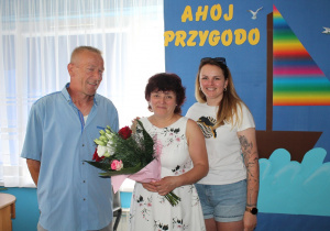 Podziękowania dla Pani dyrektor od Rodziców
