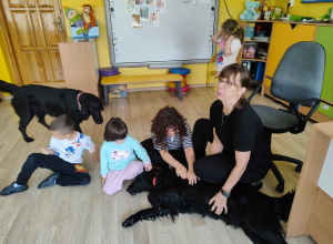 Majowe zajęcia z dogoterapii