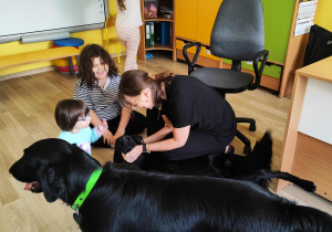 Majowe zajęcia z dogoterapii