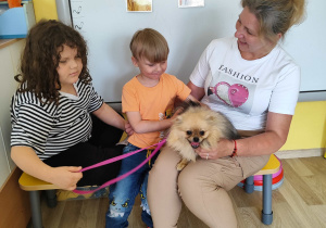 Majowe zajęcia z dogoterapii